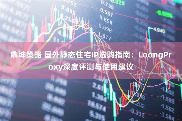鼎坤策略 国外静态住宅IP选购指南：LoongProxy深度评测与使用建议