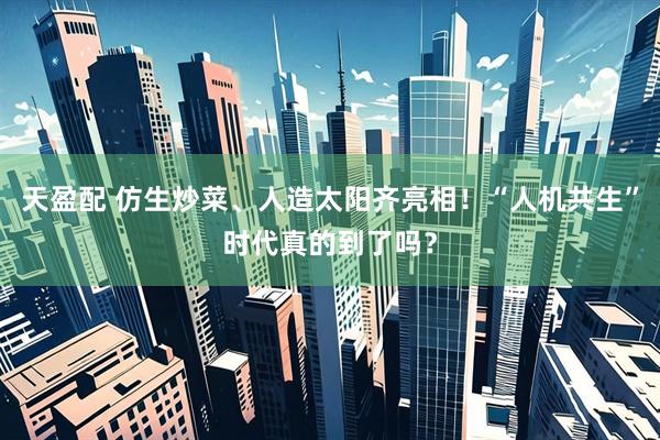 天盈配 仿生炒菜、人造太阳齐亮相！“人机共生”时代真的到了吗？